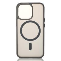 Силиконовый чехол MagSafe MATTE для iPhone 13 Pro серый