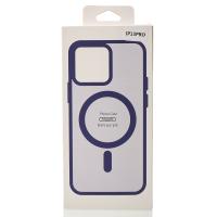 Силиконовый чехол MagSafe MATTE для iPhone 13 Pro темно-фиолетовый