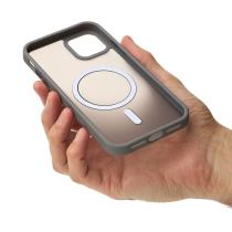 Силіконовий чохол MATTE з підтримкою MagSafe для телефону iPhone 13 titanium black