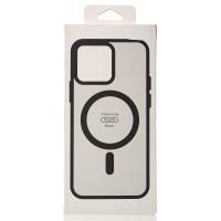 Силиконовый чехол MagSafe MATTE для iPhone 16 черный