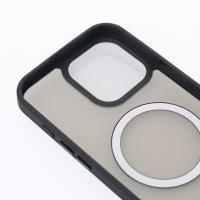 Силіконовий чохол MagSafe MATTE для телефону iPhone 16 Pro Max чорний