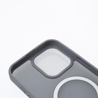 Силиконовый чехол MagSafe MATTE для iPhone 16 Pro серый