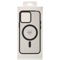Силиконовый чехол MATTE с поддержкой MagSafe для iPhone 16 Pro Max classic black