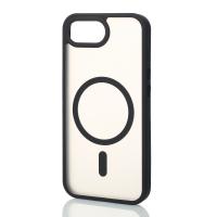 Силіконовий чохол MagSafe MATTE для телефону iPhone 16E чорний