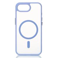 Силиконовый чехол MagSafe MATTE для iPhone 16E фиалковый