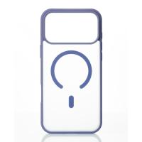 Силиконовый чехол MATTE с поддержкой MagSafe для iPhone 17 Pro Max lavander gray