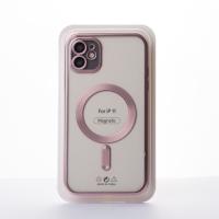 Силиконовый чехол MagSafe SHINING MATTE для iPhone 11 natural titanium