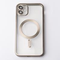 Силиконовый чехол MagSafe SHINING MATTE для iPhone 11 natural titanium