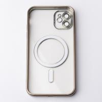 Силиконовый чехол MagSafe SHINING MATTE для iPhone 11 natural titanium