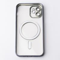 Силіконовий чохол MagSafe SHINING MATTE для телефону iPhone 12 blue titanium