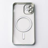 Силиконовый чехол MagSafe SHINING MATTE для iPhone 12 mint