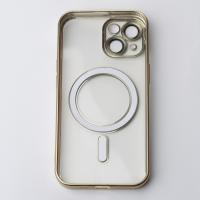 Силіконовий чохол MagSafe SHINING MATTE для телефону iPhone 13 gold