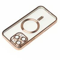 Силиконовый чехол MagSafe SHINING MATTE для iPhone 16 Pro Max desert titanium
