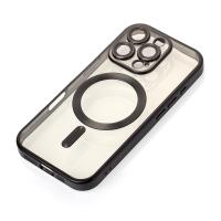 Силиконовый чехол MagSafe SHINING MATTE для iPhone 16 Pro black