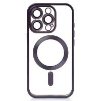 Силиконовый чехол MagSafe SHINING MATTE для iPhone 16 Pro deep purple