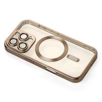 Силиконовый чехол MagSafe SHINING MATTE для iPhone 16 Pro natural titanium