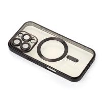 Силиконовый чехол MagSafe SHINING MATTE для iPhone 16 Pro Max black
