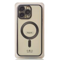Силиконовый чехол MagSafe SHINING MATTE для iPhone 16 Pro black