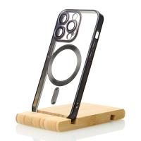 Силиконовый чехол MagSafe SHINING MATTE для iPhone 15 Pro black