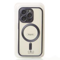 Силиконовый чехол MagSafe SHINING MATTE для iPhone 15 Pro deep purple