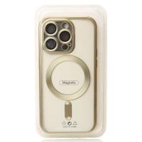 Силіконовий чохол MagSafe SHINING MATTE для телефону iPhone 13 Pro Max gold