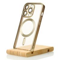 Силіконовий чохол MagSafe SHINING MATTE для телефону iPhone 13 Pro Max gold