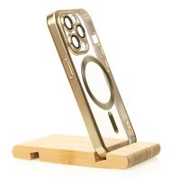 Силіконовий чохол MagSafe SHINING MATTE для телефону iPhone 13 Pro Max gold