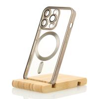 Силиконовый чехол MagSafe SHINING MATTE для iPhone 14 Pro natural titanium