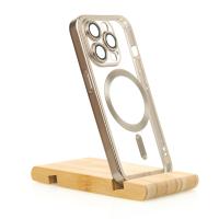 Силиконовый чехол MagSafe SHINING MATTE для iPhone 14 Pro natural titanium