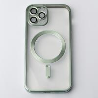 Силиконовый чехол MagSafe SHINING MATTE для iPhone 12 Pro Max mint