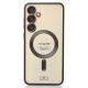 Силіконовий чохол MagSafe SHINING MATTE для телефону Samsung S24 FE black