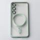 Силіконовий чохол MagSafe SHINING MATTE для телефону Samsung S23 Plus mint