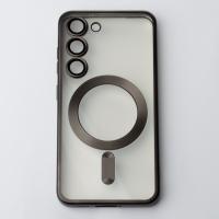 Силиконовый чехол MagSafe SHINING MATTE для Samsung S23 FE black