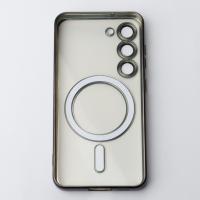 Силиконовый чехол MagSafe SHINING MATTE для Samsung S23 FE black