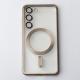 Силіконовий чохол MagSafe SHINING MATTE для телефону Samsung S23 FE natural titanium