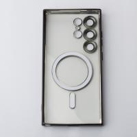 Силиконовый чехол MagSafe SHINING MATTE для Samsung S23 Ultra black