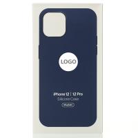 Силиконовый чехол OrigCase "Colors" with MagSafe для iPhone 12 / iPhone 12 Pro Deep Navy