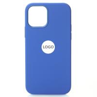 Силиконовый чехол OrigCase "Colors" with MagSafe для iPhone 12 / iPhone 12 Pro Capri Blue