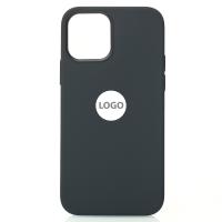 Силиконовый чехол OrigCase "Colors" with MagSafe для iPhone 12 / iPhone 12 Pro Black