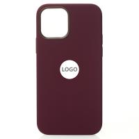Силиконовый чехол OrigCase "Colors" with MagSafe для iPhone 12 / iPhone 12 Pro Plum