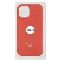 Силиконовый чехол OrigCase "Colors" with MagSafe для iPhone 12 Pro Max Electric Orange