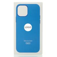 Силиконовый чехол OrigCase "Colors" with MagSafe для iPhone 12 Pro Max Capri Blue