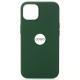 Силиконовый чехол Lux Colors с поддержкой MagSafe для iPhone 13 Clover