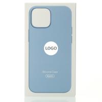Силиконовый чехол OrigCase "Colors" with MagSafe для iPhone 13 Pro Blue Fog