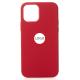 Силиконовый чехол OrigCase "Colors" with MagSafe для iPhone 13 Pro Max Red