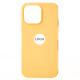 Силіконовий чохол OrigCase "Colors" with MagSafe для телефону iPhone 14 Sunglow