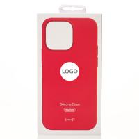 Силіконовий чохол OrigCase "Colors" with MagSafe для телефону iPhone 14 red