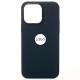 Силиконовый чехол OrigCase "Colors" with MagSafe для iPhone 14 Pro Midnight