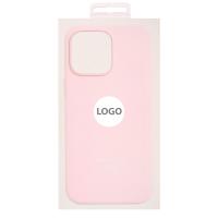 Силиконовый чехол OrigCase "Colors" with MagSafe для iPhone 14 Pro Chalk Pink