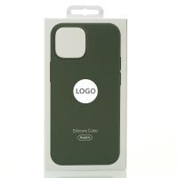 Силиконовый чехол OrigCase "Colors" with MagSafe для iPhone 14 Pro Olive